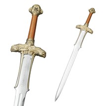 Foam Golden Fantasy Skull Dragon Sword Short Broad Cosplay - £13.43 GBP