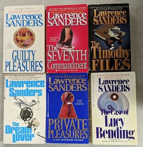 Lawrence Sanders Guilty Pleasures The Seventh Commandment The Timothy Fi... - $16.82
