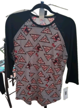 LULA ROE RANDY DISNEY MINNIE MOUSE RAGLAN 3/4 SLEEVE BASEBALL  WOMEN&#39;S M... - $8.13