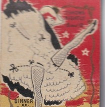 Vintage Matchbook Cover - Billy Rose&#39;s Diamond Horseshoe - New York City... - £13.17 GBP