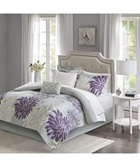 Madison Park Maible Cozy Bed in A Bag 9-Piece Comforter Set, PURPLE GREY... - $1,862.30 MXN