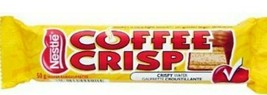 24 x Coffee Crisp Chocolate Candy Bar Nestle Canadian 50g each Free Ship... - $46.44