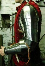 Medieval Gótico 18G Medio De 15th Céntimos Ambos Mano Brazo Guard Con Pauldrons - £90.18 GBP