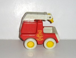 Tonka Fire Engine Plastic Red White Ladder 1987 4.5&quot; x 4.5&quot; - £3.85 GBP