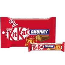 Nestle Kitkat Chunky Chocolate Bars Multipack, 4 X 49g, 196g/6.9 oz, Imported fr - $12.86