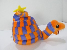 Disney Parks Wishables Nightmare Before Christmas Snake Plush 7&quot; Orange ... - $37.40