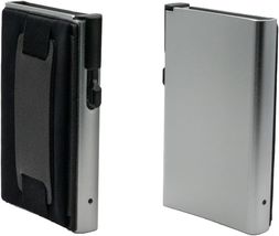 Aluminum RFID Blocking Wallet with Coin Pouch, Slim Design, Holds 6-7 Ca... - $7.91