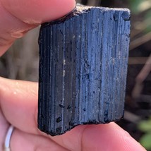 Black-Blue Tourmaline 202.99 Carat Natural Old Africa Mines Rough - £257.90 GBP