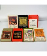 Lot of 7 seven 8-TRACK tapes Three Dog Night, Santana, Blood Sweat Tears... - £22.94 GBP