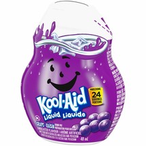 3 X Kool-Aid Grape Liquid Drink Mix Water Enhancer 48ml /1.62 oz Each Free Ship. - £21.65 GBP