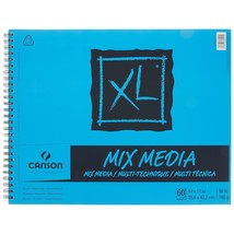 Canson XL Series Mix Paper Pad, Heavyweight, Fine Texture, Heavy Sizing ... - $58.99
