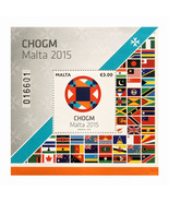 Malta Stamps 2015 CHOGM MNH Unused Full Sheet 00812 - £5.70 GBP