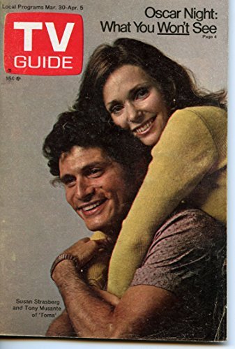 TV Guide Magazine 3/30/74 Susan Strasberg Tony Musante Toma - $5.87
