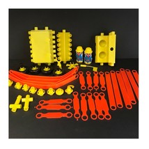Strap It Construction Set #2605 Construction Playset Building Toy Vintage Used - £15.54 GBP