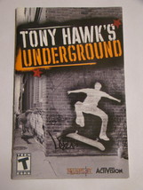 Playstation 2 - Tony Hawk&#39;s Underground (Replacement Manual) - £6.29 GBP