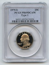 1979 S 25C Washington Quarter Proof PCGS PR69DCAM T1  20180172 - £14.93 GBP