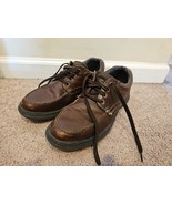 Clarks Collection Soft Cushion Brown Leather Shoes Laces, Men&#39;s 9.5 - $35.07 CAD