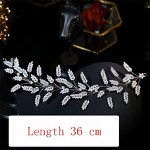 Shiny Jewelry Tiaras and Crowns  Female Headband Bridal Hair Accessories For Par - £57.37 GBP