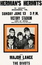 Herman&#39;s Hermits - 1965 - Roanoke VA - Concert Poster - £7.98 GBP+