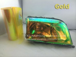 30CM*100/200/300/400/500/600/900CM Chameleon Transparent Car Headlight Changing  - £112.34 GBP
