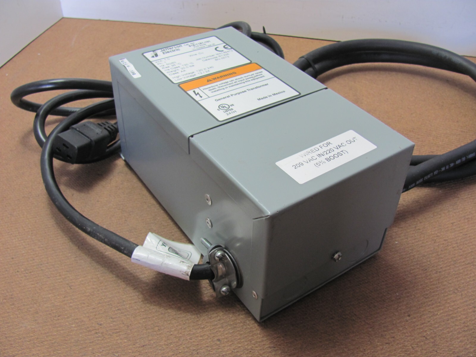 Jefferson Electric 516-1151-101 Outdoor Lighting Transformer KVA 1.0 PH 1 - $95.06