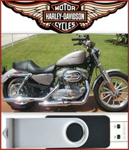 2007 Harley-Davidson Sportster XL Service Repair &amp; Electrical Manual USB Drive - £14.09 GBP