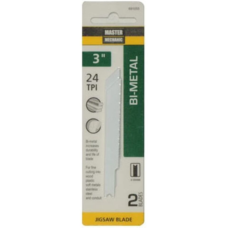 DISSTON COMPANY 691055 24T Bi Jig Blade (2 Pack), 3&quot; - $17.99