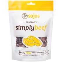 Sojos Simply Beef Freeze-Dried Dog Treats, 4 oz - £23.58 GBP