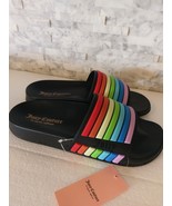 Juicy Couture Wynnie Rainbow Pool Slides Sandals Women&#39;s Shoes Size 7 - £9.32 GBP