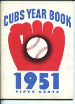 Chicago Cubs Baseball YEARBOOK-1951-STATS-INFO-PLAYER PHOTOS-INFO-fn/vf - £119.12 GBP