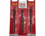 Do It Black Oxide Drill Bit For Drilling Wood Plastic Steel 21/64 In Pac... - $25.73