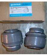 2 count Centaur WI NMFS200 Liquidtight 2&quot; Straight Connector 2 inch Non ... - $31.48