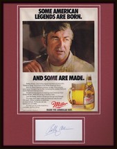 Bobby Allison Signed Framed 11x14 ORIGINAL 1986 Miller Advertisement Dis... - £70.08 GBP