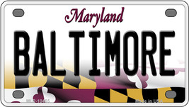 Baltimore Maryland Novelty Mini Metal License Plate Tag - $284.59 MXN