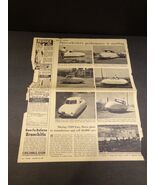1949 Parade Magazine Page Davis Three Wheeler Car Article Burma Shave Ad - $416.92 MXN
