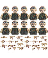 10PCS Military Building Blocks Solider Figures Toys Weapons Guns QKL-C-Gun - $627.05 MXN