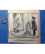 World War 2 WW2 Comic Sketch ORIGINAL From newsprint - LINDBERGH OF U.S.A - $20.25 CAD