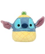 Squishmallows Stitch Pineapple Disney 2023 Stuffed Plush Toy Kellytoy 8" NWT - £14.23 GBP