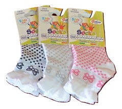 3 Paare Socken Kurz Mädchen Draht Scotland Gelso Art. 704 Made IN Italy - £5.60 GBP