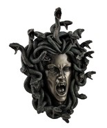 Head of Medusa the Greek Gorgon Serpent Bronze Finish Statue - £100.66 GBP