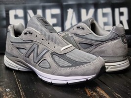 New Balance 990 Gray Suede Running Training Shoes U990GR4 Men 10 - £132.38 GBP