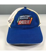 NASCAR #99 Strapback Hat Blue White Yellow Frosted Flakes Cheez It - £11.12 GBP
