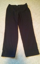 000 Womens Chicos Size 1 Regular Black Dress Pants Slacks - $21.99