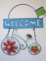 Garden Collection Metal Bicycle Welcome Sign, 8x10.5-in. Choose 1 from 2 Colors - £3.21 GBP