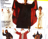 McCall&#39;s Costume p456 3 EASY Pcs Santa Wizard Ghost Dracula Angel Witch ... - $8.90