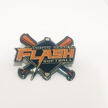 South Dakota Flash Softball Fastpitch  Pin Sports State Bats Base - $16.82