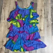 Signature by Robbie Bee dress size 10P multi-Color ruffled women dress. - $15.55