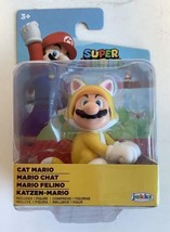 NEW Jakks Pacific 91424 World of Nintendo 2.5&quot; Super Mario CAT MARIO Mini-Figure - £9.71 GBP