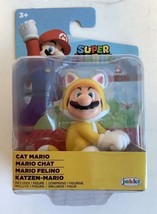 NEW Jakks Pacific 91424 World of Nintendo 2.5&quot; Super Mario CAT MARIO Mini-Figure - £9.62 GBP