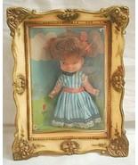Vintage Arnold Hutter 1960&#39;s Mini Nursery Rhymes 5&quot; Doll in Picture Fram... - $29.69